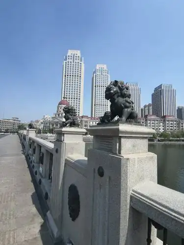 狮子林桥上的狮子.