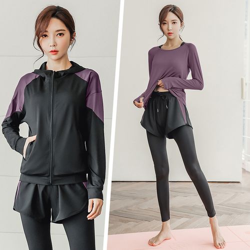 气质显瘦运动套装女士秋冬款健身房跑步服锻炼晨跑健身衣胖mm大码