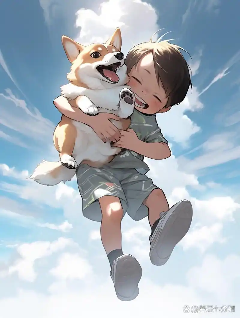 情侣壁纸～七夕节男孩女孩和他们的狗狗7815 壁纸来咯,小狗爱你们