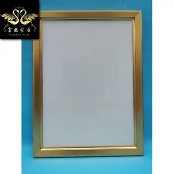 铝合金海报框开启式电梯广告框宣传展板框架画框相框材料定制 金色 80