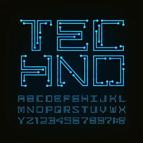 英文字母 字体设计 英文 数字字体