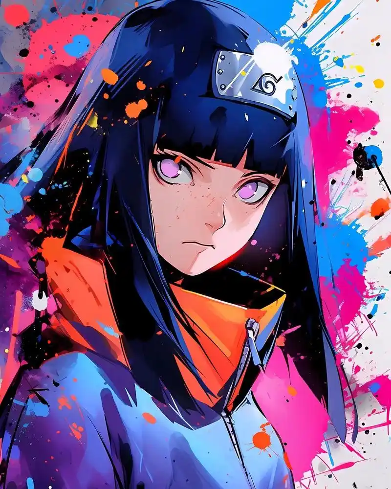 ai绘画 #日向雏田 #火影忍者 #美图分享 - 抖音