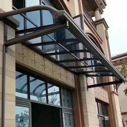 无锡家用铝合金雨棚铝合金雨棚颜色铝合金窗户雨棚效果图