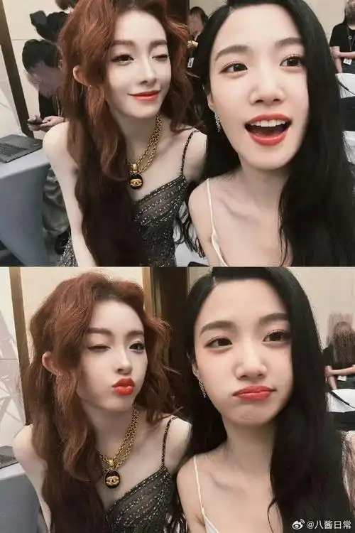 周也,胡连馨,卢昱晓,喻言合照#周也卢昱晓胡连馨合照