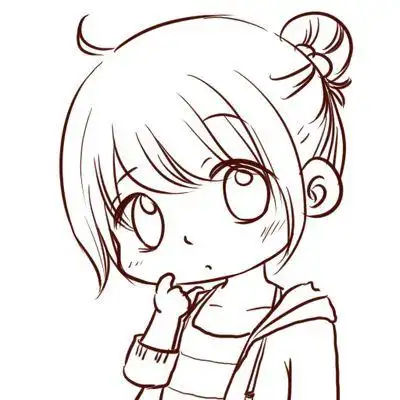 可爱动漫插画简笔画