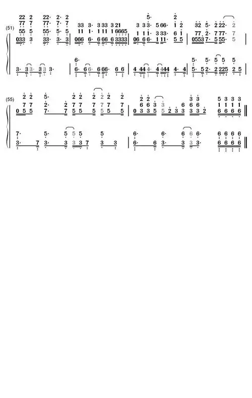 葛东琪《悬溺》钢琴简谱c调版_柏通乐器