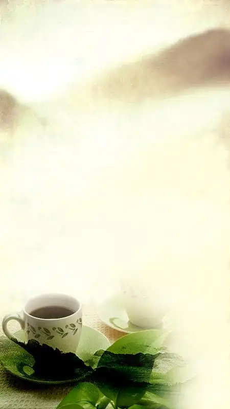 简约水墨茶艺ps源文件h5背景素材
