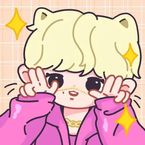 q版人物张艺兴面纱