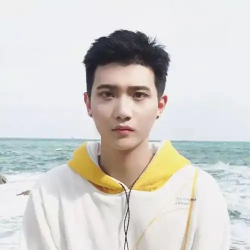 男大学生清爽帅气发型