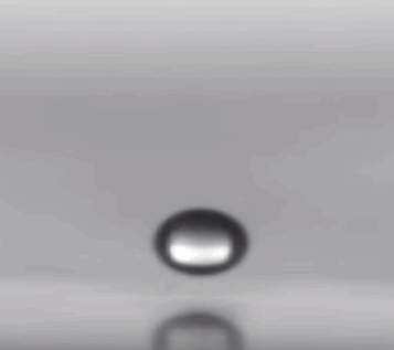 疏水材料,让你看到水滴在跳舞