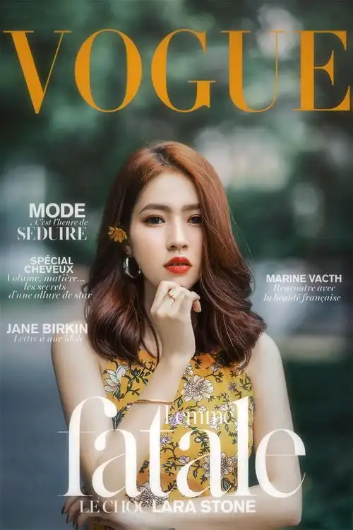 杂志封面-港风女郎-人物色调 - lightroom摄影photoshop后期