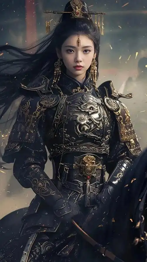 壁纸分享,英姿飒爽的女将军,巾帼不让须眉