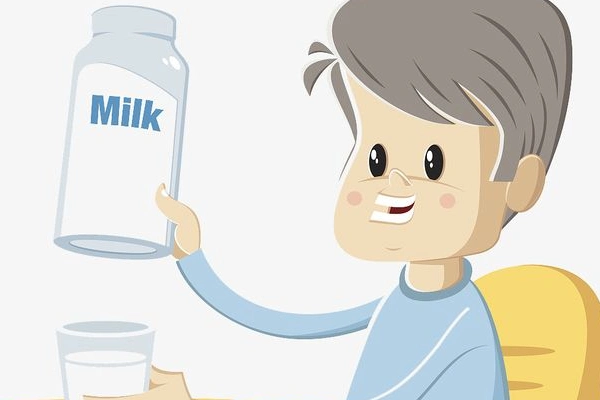 喝牛奶英语是drink milk.