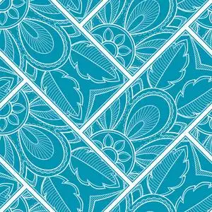 艺术线条图案与蝴蝶图片