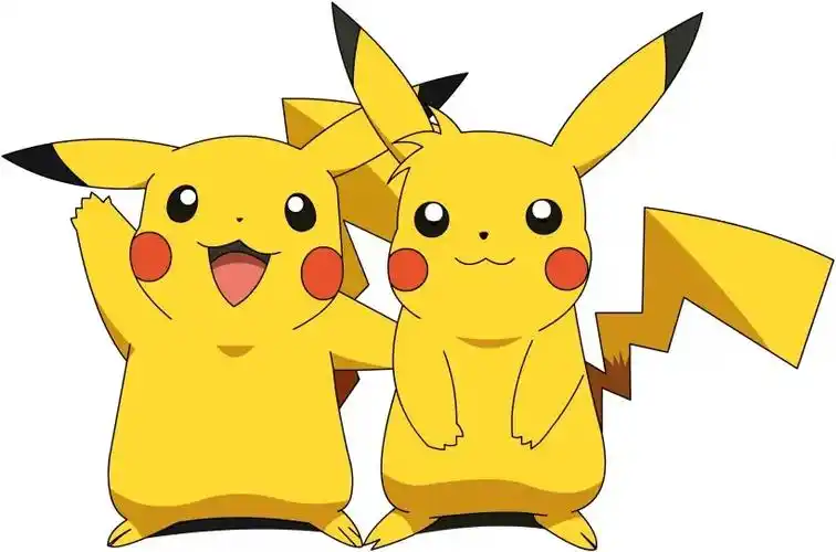 皮卡丘是一只电气鼠,它全身的皮毛都是黄色的,背上有两条褐色的条纹