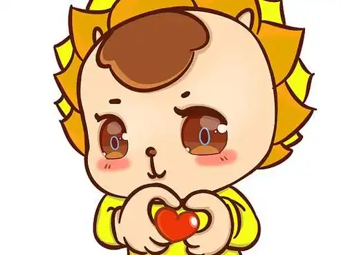 吉祥物阿普爱心公益形象