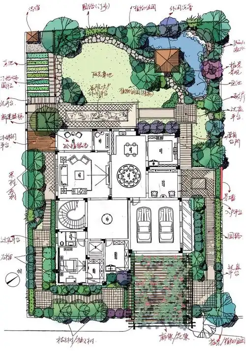 1700㎡轻奢法式庄园爱在每一个细节