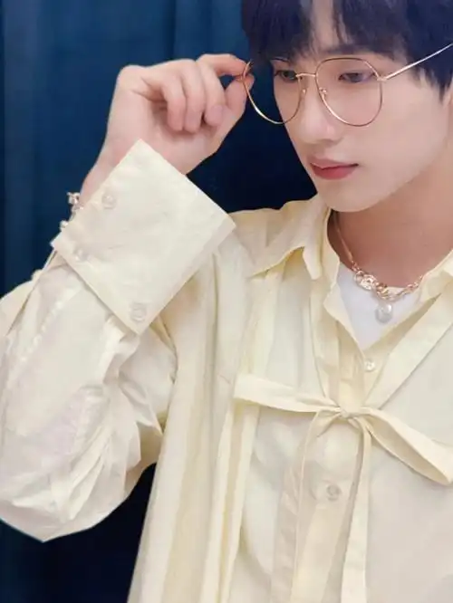 金丝框眼镜给我焊在脸上! #丁程鑫 #丁程鑫快乐大本营