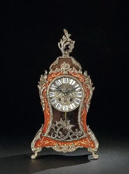 玫瑰木镶铜鎏金西洋人物座钟 - - 古董珍玩-瓷器·玉器·工艺品