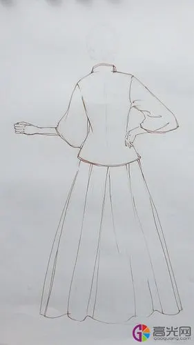 汉族婚服怎么画