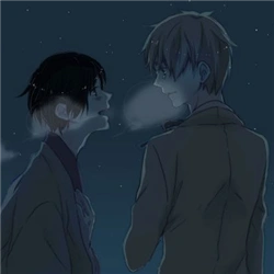 插画动漫 二次元 头像男