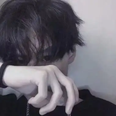 遮半边脸的男生头像 高清遮住脸的男生头像图片 - 男生头像 - 潮人