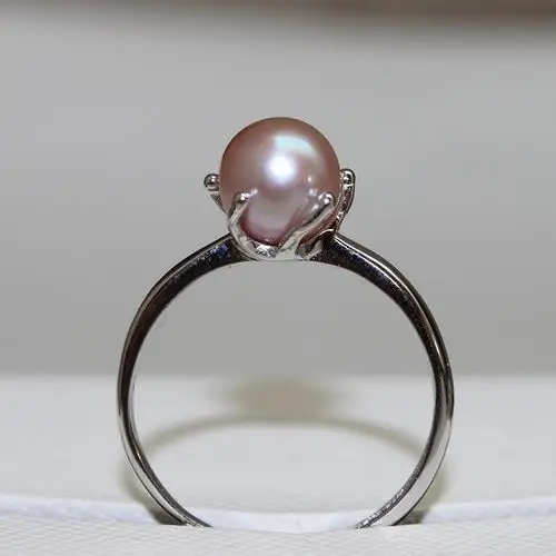 黛妃珠宝的优惠券大全—黛妃珠宝淡水珍珠戒指指环戒子 925银镶嵌花蕊