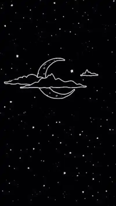 黑色壁纸 聊天背景 图源微博