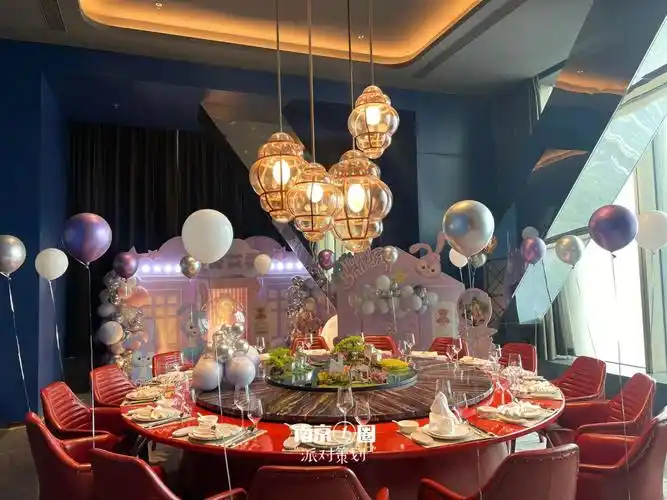南京10岁生日宴包间布置星黛露主题