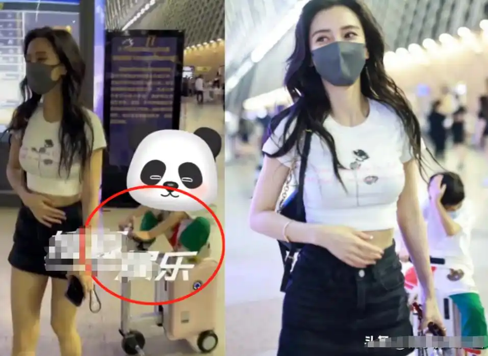 baby带儿子巴黎看秀,6岁小海绵正面照曝光,锅盖发型脚穿万元鞋