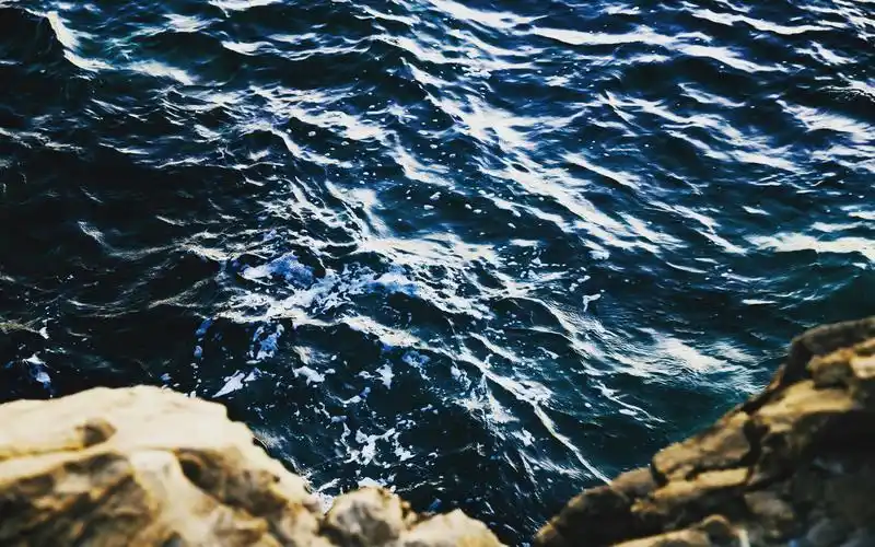 壁纸 海浪,石头