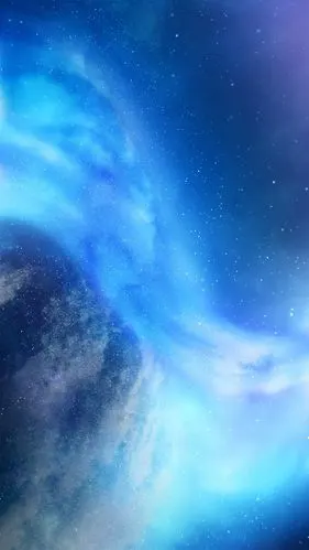 梦幻蓝色渐变星空h5背景免抠素材免费下载_觅元素51yuansu.com