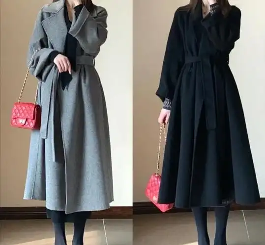 过年的穿衣搭配公式大衣半身裙不仅优雅显瘦更气质