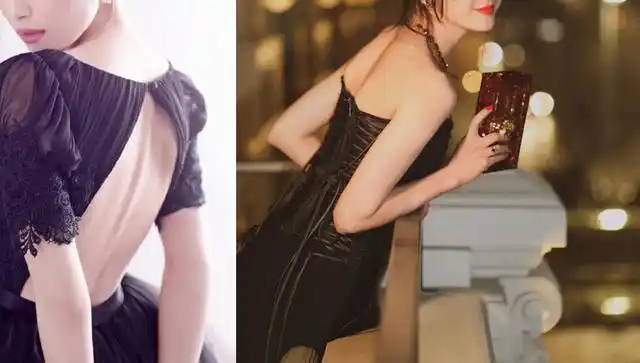 迪丽热巴关美颜直播让服务器崩溃 女神露胸不如露背