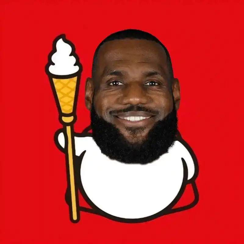 nba球星蜜雪冰城头像詹姆斯 - 抖音