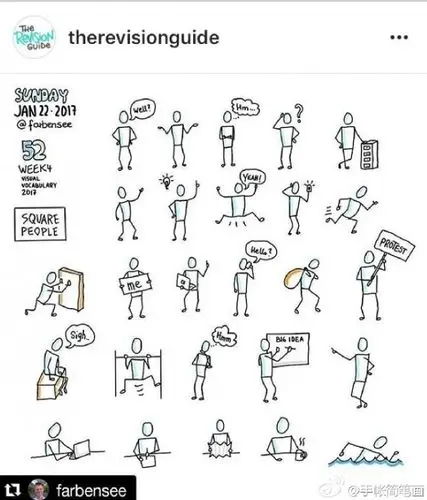 火柴人简笔画人物大全简单的火柴人各种动作简笔画素材大全wwwyouyix