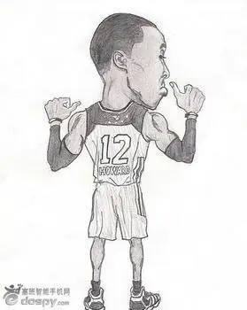 詹姆斯卡通人物简笔画