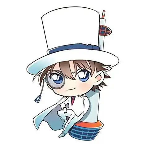 动漫头像名侦探柯南可爱白底头像