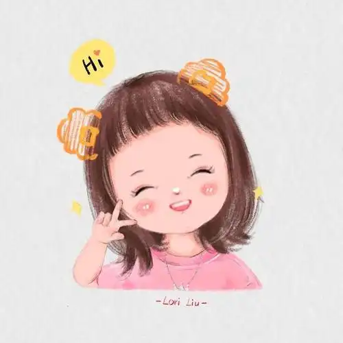 可爱手绘微信头像女生头像图片大全