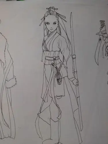 刘诗诗古装手绘