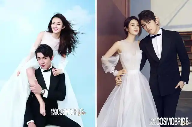 荧屏情侣拍婚纱照,杨洋郑爽甜蜜,最后一对感觉比真情侣还幸福