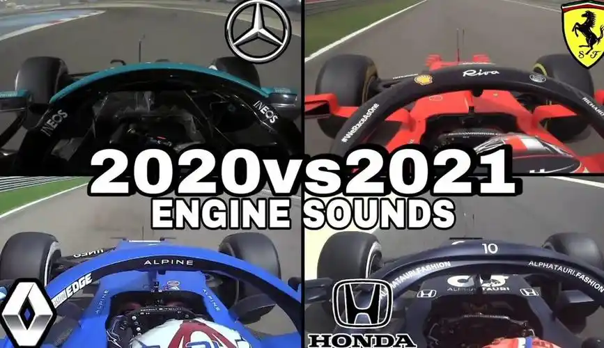 【miss_ms_missing】f1 2020 vs f1 2021 引擎声浪对比!