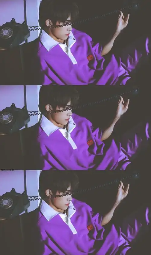 来串紫葡萄嘛/易烊千玺/图源:wb@迷雾鹤思