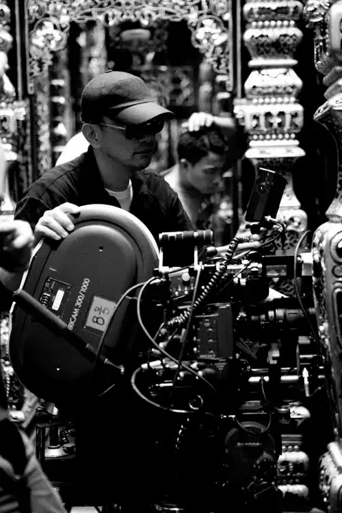 王家卫导演工作照