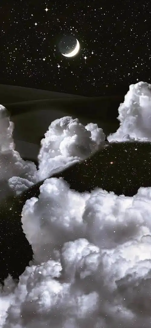 酷酷的黑色壁纸,当作聊天背景也不错!