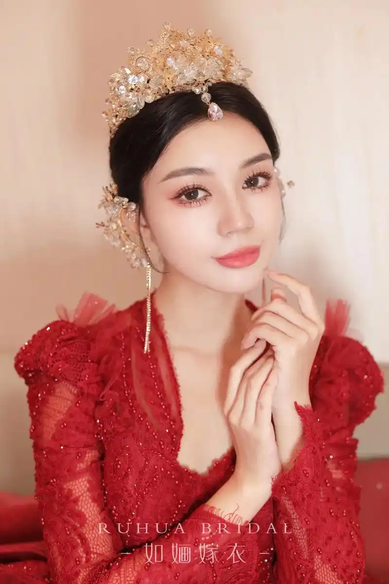 莆田新娘,怎么能少了红色婚纱