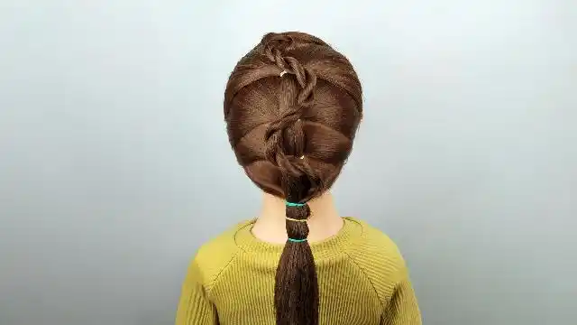 女生马尾辫怎么梳好看小女童梳辫子发型