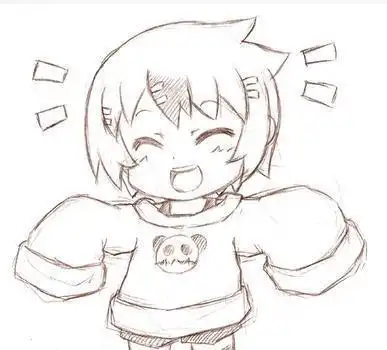 人物简笔画大全q版鹿晗简笔画卡通q版黑白线条简笔画真人照片设计头像