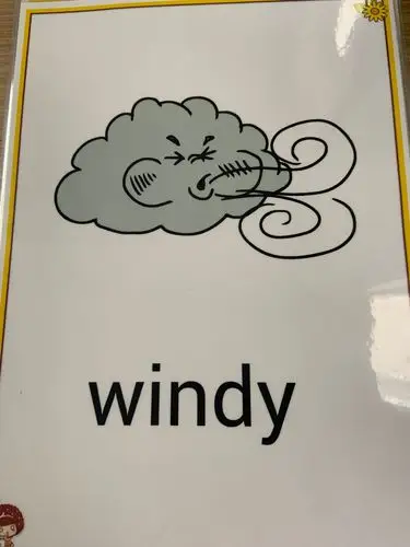 its windy.