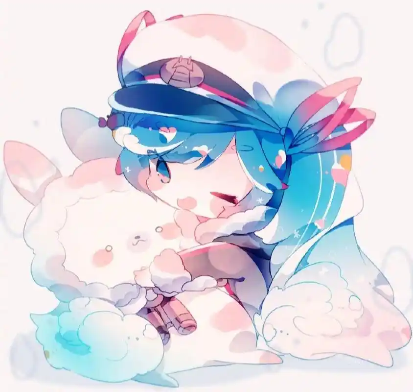 家人们,下午好~我又来浅更一下作品~9490 是q版可爱的初音未来呐